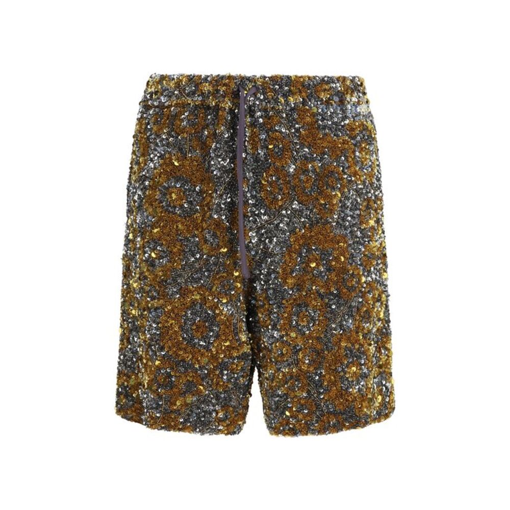 Dries Van Noten Men Sequin-Embellished Shorts